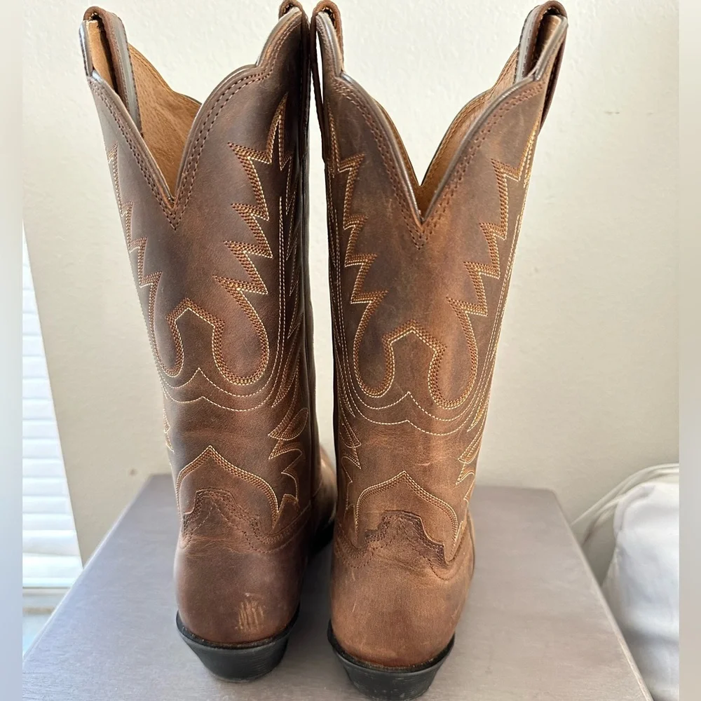 Ariat Heritage R Toe Western Boot - Picture 4 of 9